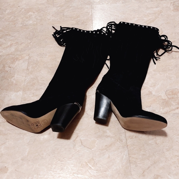 Michael kors tall suede  boots size 7M - Picture 2 of 9